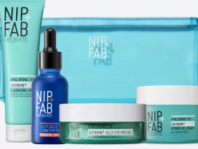 护肤爱好者可以享受Nip + Fab“柔顺”套装的四折优惠，价值超过80英镑